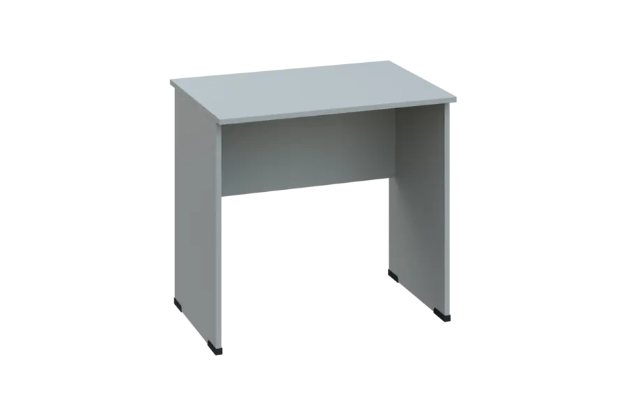 EPL 26 - 8 stůl kancelářský, dřevěná podnož, deska 25 mm, široký 800 mm, šedá